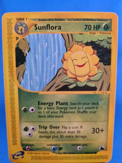 Sunflora 105/144 - Skyridge, Hobby en Vrije tijd, Verzamelkaartspellen | Pokémon, Gebruikt, Verzenden