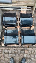 Dekstenen zwart glazuur / dakpan, Enlèvement, Utilisé, Noir