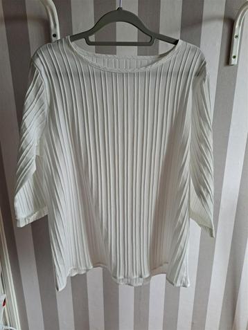 Blouse met driekwartmouw wit maat XL, Kleding | Dames, Ophalen of Verzenden, Nieuw, Maat 42/44 (L), Wit