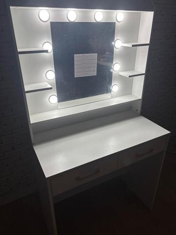 Table coiffeuse neuve avec miroir – à vendre, Neuf, Enlèvement, 50 à 100 cm, 100 à 150 cm