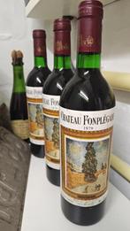 Chateau Fonplégade 1979, Verzamelen, Wijnen, Frankrijk, Ophalen of Verzenden, Zo goed als nieuw, Rode wijn