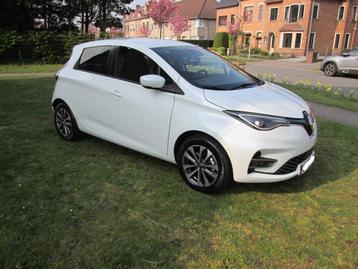 Renault Zoe R135 B-Buy 52KW. INTENS ACTIERADIUS 450KM, Auto's, Renault, Automaat, Wit, Leder, Elektrisch
