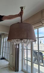 Kroonluchter met kap en kabelhoes, Huis en Inrichting, Lampen | Kroonluchters, Ophalen, Zo goed als nieuw