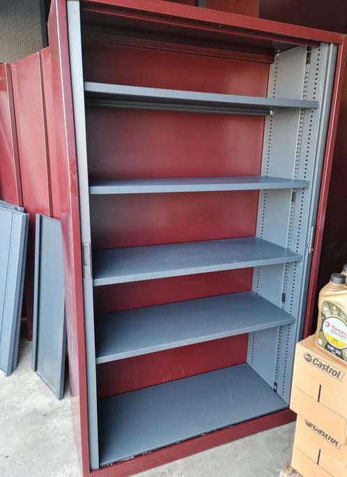 NF professionele metalen gordijnkast - H.198 x L.100 x D.46, Huis en Inrichting, Stoffering | Gordijnen en Lamellen, Zo goed als nieuw