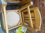 6 stoelen, Huis en Inrichting, Ophalen, Gebruikt, Bruin, Vijf, Zes of meer stoelen
