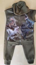 Kaki joggingset dino (8 jaar), Ophalen of Verzenden, Gebruikt, Jongen, Setje