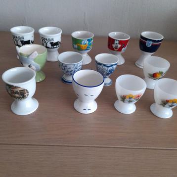 13 eierdopjes  ( lot). beschikbaar voor biedingen