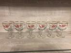 45/ Lot de 06 verres La Vieille Bonsecours en rouge, Collections, Verres & Petits Verres, Comme neuf, Enlèvement ou Envoi, Verre à bière