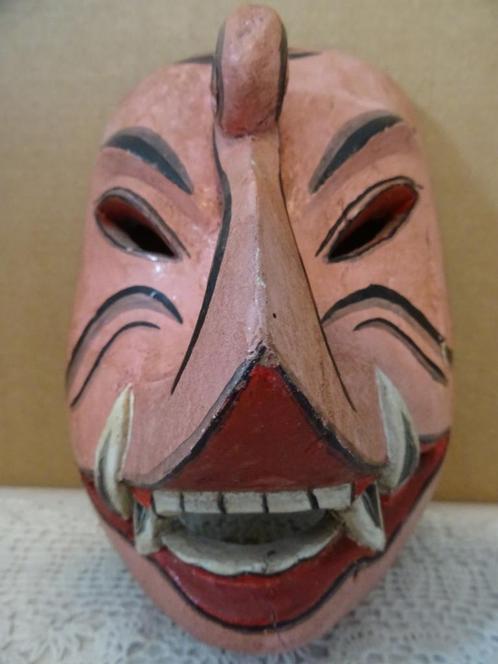 Ganesha masker Indonesië masker Ganesha houten masker 1960, Antiek en Kunst, Kunst | Niet-Westerse kunst, Ophalen of Verzenden