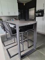 Hoge tafel  (bartafel) met volkeramisch blad, Huis en Inrichting, Tafels | Eettafels, Ophalen, Overige materialen, 50 tot 100 cm