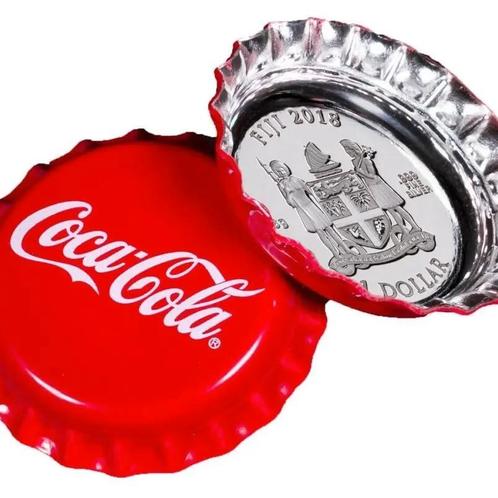 Coca Cola Zilveren dop munten - Zeer zeldzaam, Verzamelen, Merken en Reclamevoorwerpen, Nieuw, Ophalen of Verzenden