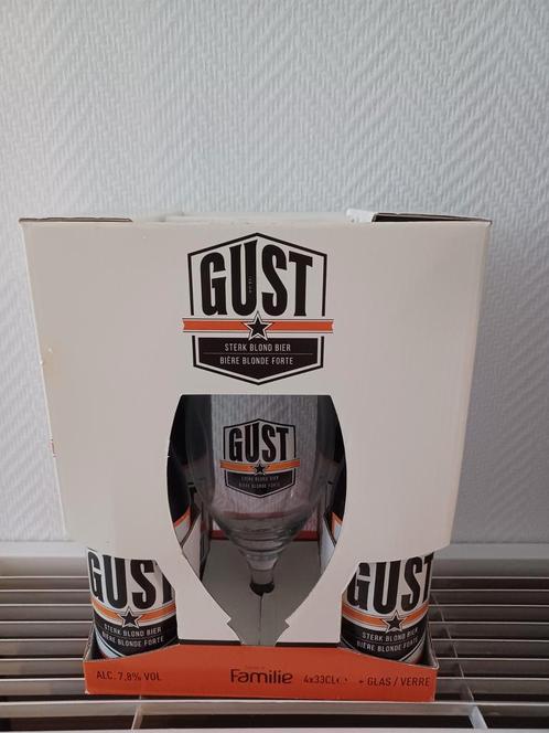 Gust geschenkverpakking, gezien in Familie, Verzamelen, Biermerken, Nieuw, Flesje(s), Overige merken, Ophalen of Verzenden