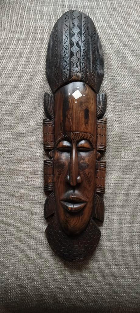 Heel mooi Afrikaans masker - tropisch hardhout., Antiquités & Art, Art | Sculptures & Bois, Enlèvement