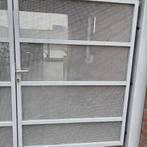 2delige poort (grijs), Tuin en Terras, Tuinpoorten, Ophalen, Zo goed als nieuw, 150 tot 200 cm, 200 cm of meer