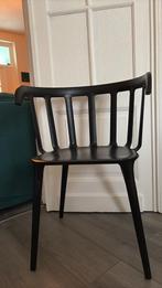 IKEA zwarte stoel, Huis en Inrichting, Stoelen, Overige materialen, Zwart, Ophalen of Verzenden, Zo goed als nieuw