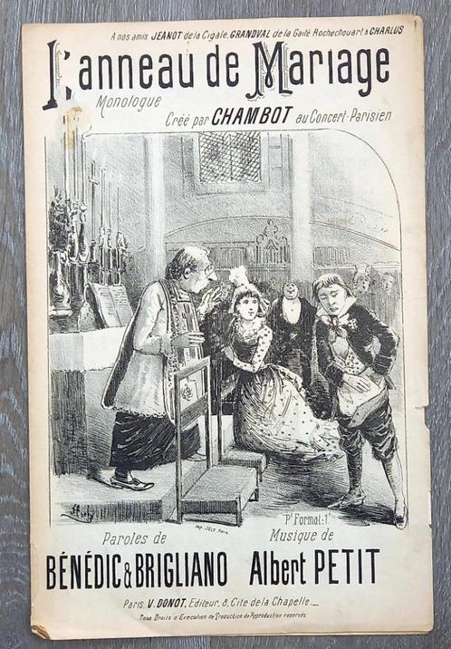 L’anneau de Mariage Bénédic & Brigliano, Antiek en Kunst, Kunst | Overige Kunst, Ophalen of Verzenden