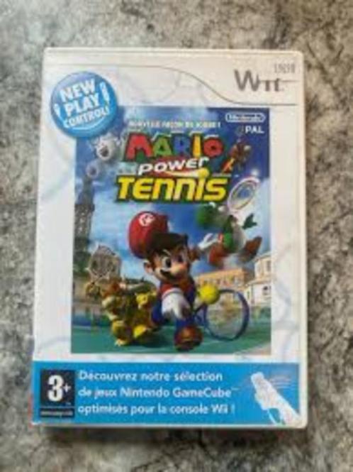 Wii Mario Power Tennis spel., Games en Spelcomputers, Games | Nintendo Wii, Zo goed als nieuw, Sport, 3 spelers of meer, Vanaf 3 jaar