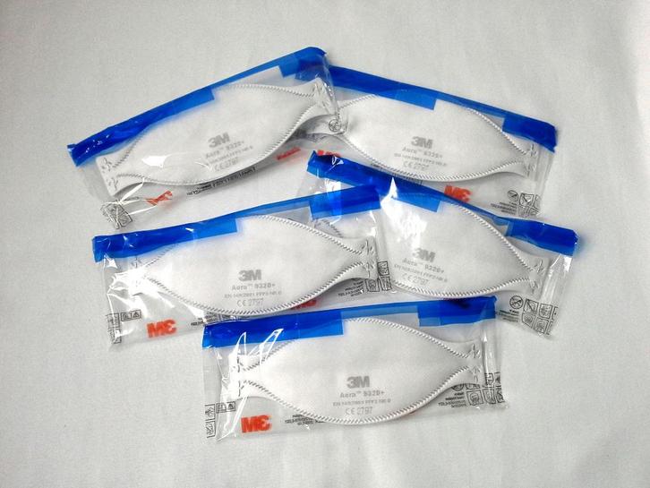 5 masques anti-poussière neufs pour bricolage 3M Aura 9320+, Hobby en Vrije tijd, Knutselen, Nieuw, Overige typen, Ophalen of Verzenden