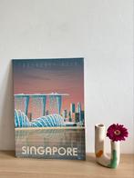 Metalen poster Singapore A3 formaat Displate, Ophalen of Verzenden, Nieuw, A1 t/m A3, Rechthoekig Staand