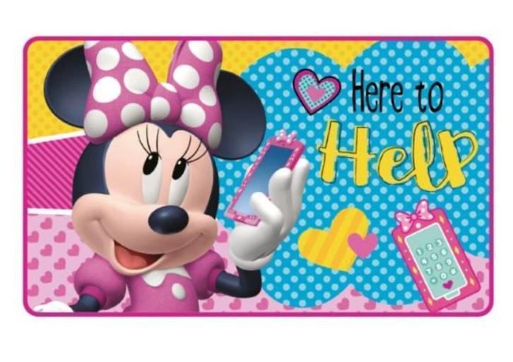 Minnie Mouse Vloerkleed, Badmat - Disney, Kinderen en Baby's, Kinderkamer | Inrichting en Decoratie, Nieuw, Kleed of Kussen, Ophalen of Verzenden