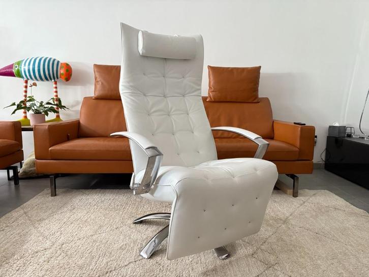 Jori Square Mono-Move Relax (Topstaat!), Huis en Inrichting, Fauteuils, Zo goed als nieuw, Leer, Ophalen of Verzenden