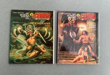Strips Conan de Barbaar, beide 1ste druk. Nrs. 6 en 11
