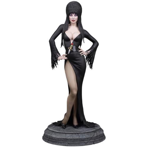 Elvira: Mistress of the Dark 1:4 Statue Maquette Sideshow, Verzamelen, Film en Tv, Nieuw, Tv, Beeldje, Replica of Model, Ophalen