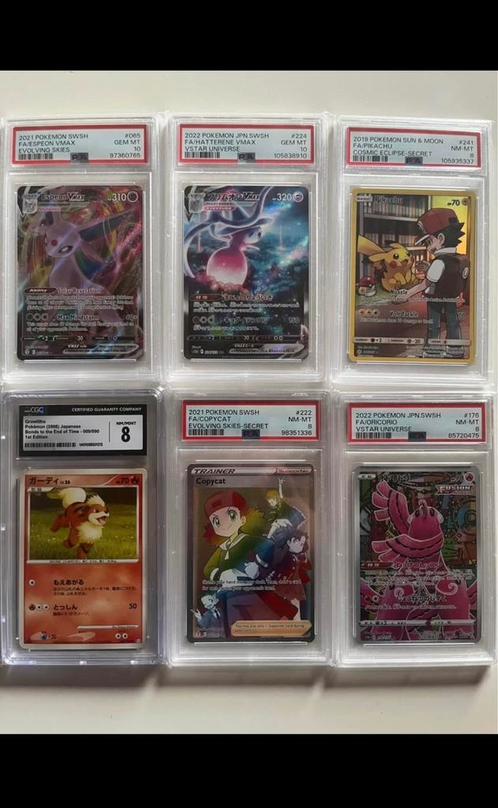 Zeldzame PSA Pokémon Kaarten, Hobby en Vrije tijd, Verzamelkaartspellen | Pokémon, Zo goed als nieuw, Ophalen