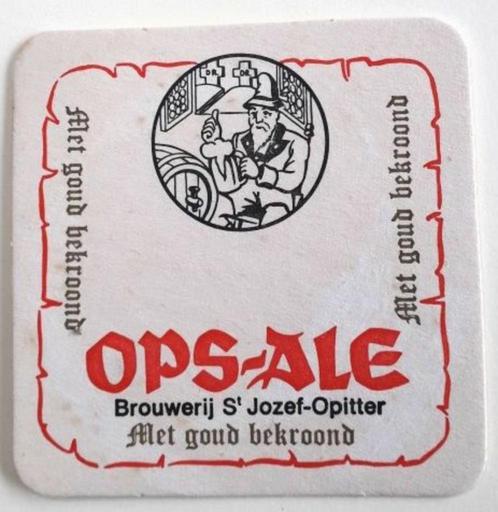 biermerk "Ops-Ale" Brouwerij St Jozef - Opitter, Verzamelen, Biermerken, Gebruikt, Viltje(s), Ophalen of Verzenden
