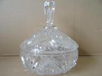 Curiosa kristallen bonbonschaal vintage bonbonschaal 19cm, Ophalen of Verzenden