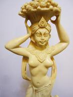 Lampe statue érotique femme avec dragon des années 1950 😍🥰, Antiquités & Art, Enlèvement ou Envoi