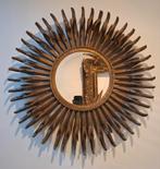 Miroir soleil de 65cm de 1960 rare. Verre biseauté de 25cm, Huis en Inrichting, Woonaccessoires | Spiegels, Ophalen, Zo goed als nieuw
