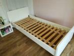 WoodWork Belgium / Lit blanc 1 place 200 cm x 90 cm, Ophalen, 90 cm, Eenpersoons, Wit