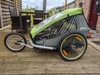 Croozer fietscar for kids 2 , regenhoes inbegrepen, Fietsen en Brommers, Ophalen, Gebruikt, Opvouwbaar, Kinderkar