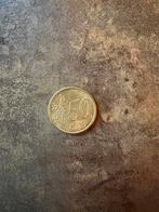 Italië 50 cent 2002  keizer Marcus Aurelius goede staat, Ophalen of Verzenden