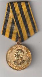Rusland Veteranen medaille WWII, Verzamelen, Verzenden, Overige soorten, Embleem of Badge