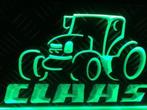 Claas tractor reclame verlichting lamp mancave decoratie, Nieuw, Ophalen of Verzenden, Lichtbak of (neon) lamp