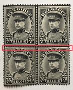 1934 ALBERT l. (384-V9) MNH. Blok.Kaderlijn gebroken., Koninklijk huis, Orginele gom, Ophalen of Verzenden, Postfris