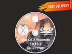 Installeer Mac OS X Yosemite 10.10.5 via DVD zonder USB OSX, Nieuw, MacOS, Verzenden