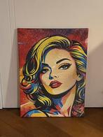 Miss Hankar (artwork op canvas), Antiek en Kunst, Ophalen