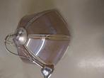 Retro luster getint glas. 3 armig, Ophalen, Zo goed als nieuw, Glas