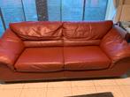 Canapés cuir natuzzi bordeaux, Huis en Inrichting, Zetels | Zetels, Ophalen, 250 tot 300 cm, Gebruikt, Driepersoons