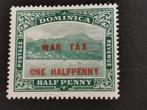 Dominica 1916 - opdruk WAR TAX ONE HALFPENNY *, Ophalen of Verzenden, Postfris, Noord-Amerika
