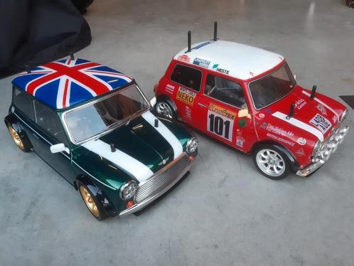 Tamiya M01/M02 Mini Cooper, Hobby en Vrije tijd, Modelbouw | Radiografisch | Auto's, Zo goed als nieuw, Auto onroad, Elektro, Schaal 1:10