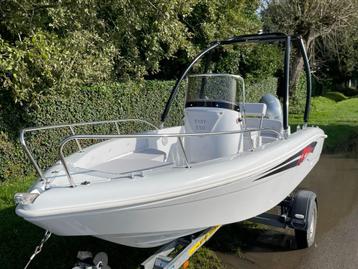 Easy Boat 550 nieuw met Honda 80 pk, Neuf, 70 à 120 ch, 3 à 6 mètres, Enlèvement