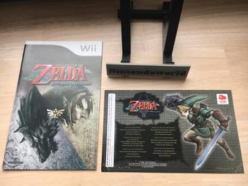 Zelda - Twilight Princess Handleiding + Kaart (Wii) beschikbaar voor biedingen