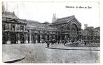 Rare! Carte postale ancienne/CPA/Charleroi/Gare Du Sud/1907, Envoi, Avant 1920, Affranchie, Hainaut