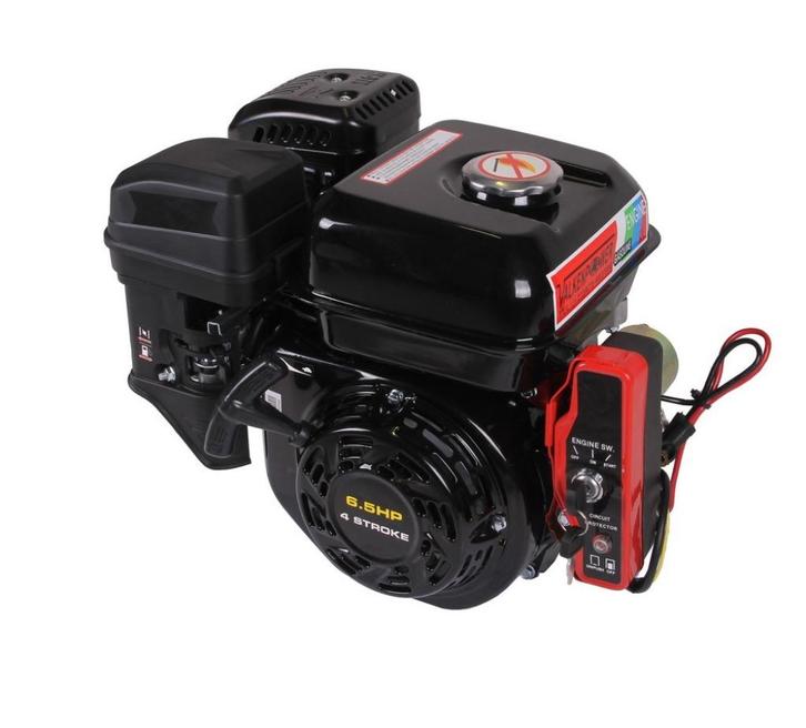 Benzinemotor E-start 6.5pk asmaat 20mm, Auto diversen, Overige Auto diversen, Verzenden