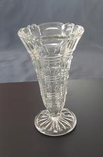 Petit vase transparent vintage, Comme neuf, Enlèvement, Moins de 50 cm, Autres couleurs