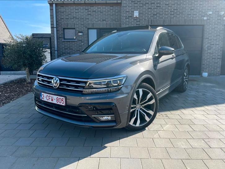 VW Tiguan 2.0 TDI, Auto's, Volkswagen, Particulier, Tiguan, 360° camera, Elektrische koffer, Lederen bekleding, Open dak, Parkeerassistent